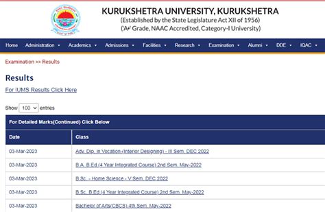 kuk old result 2021|KUK Result 2023 www.kuk.ac.in BA BSc BCom MA Annual/Sem Results.